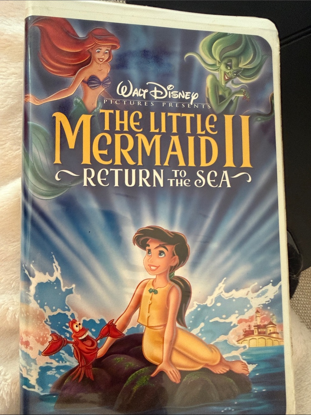 Walt Disney The Little Mermaid II: Return to the Sea VHS — Blue & Yellow Cover